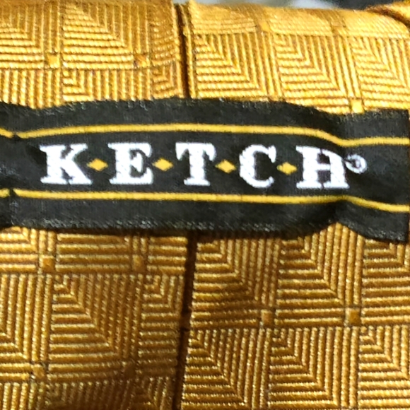 Ketch vintage gold tie - Picture 5 of 5